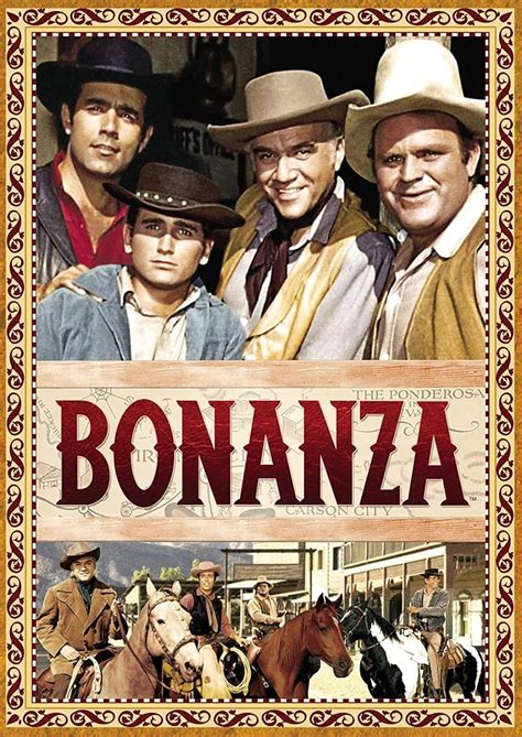 With Lorne Greene, Dan Blocker, Michael Landon, Richard Evans. . Bonanza imdb
